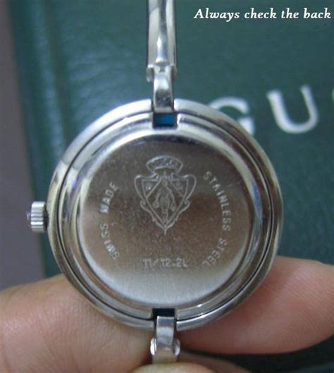 vintage fake gucci watch|gucci watches with crest.